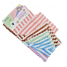 Ганчірка мікрофібра XINYA DREAM 5шт 30*30см полоска *12