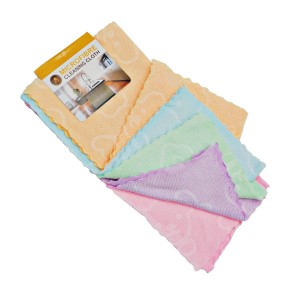 Ганчірка мікрофібра LSL Microfibre 5шт 30*30см Кольорова *12