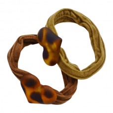 Резинка д/вол 1шт Мокко Сердечко леопард арт.67#-F01 *25