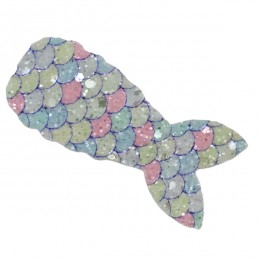 Заколка д/вол 1шт Русалка з блискітками арт.67#-XJ05 *25