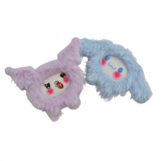 Заколка-прищіпка д/вол 1шт Хутряна Labubu/Sanrio арт.67#-F013/14 *100