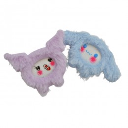 Заколка-прищіпка д/вол 1шт Хутряна Labubu/Sanrio арт.67#-F013/14 *100