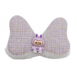 Заколка-прищіпка д/вол 1шт Хутряна зайчик Labubu арт.67#-F012 *100