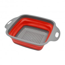 Друшлаг силіконовий складний 24см Квадратний арт.174#-32