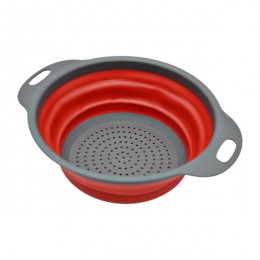 Друшлаг силіконовий складний 26см Круглий арт.174#-29