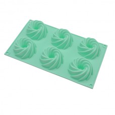 Форма д/випічки пончиків/мафінів силікон Фігурна Мікс на 6шт арт.CK5-7095/099C *8