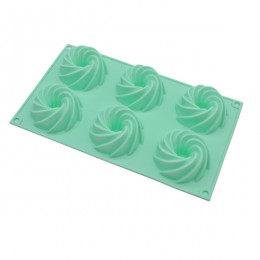 Форма д/випічки пончиків/мафінів силікон Фігурна Мікс на 6шт арт.CK5-7095/099C *8