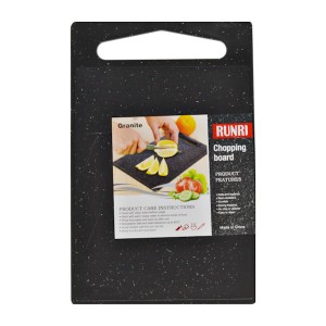 Дошка кухона RUNRI пластикова 25*16 1шт Чорна арт.31891-1