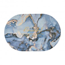 Килим д/ванної кімнати 38*58см вологопоглинаючий Овальний Мікс арт.297#-10 *5