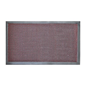 Килим придверний 45*75 брудозахисний з бортом сітка арт.297#-19