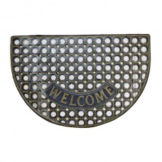 Килим придверний 40*60 гумовий Соти напівколо арт.297#-22
