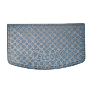 Килим придверний 45*75см гумовий рельєфний WELCOME Мікс арт.297#-15