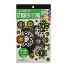 Наклейки Amazcolor Sticker Book 35шт оксамитові арт.298060 *12