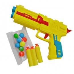 Іграшка Toys Пістолет з патронами на присоска і кульками  арт.313A-10