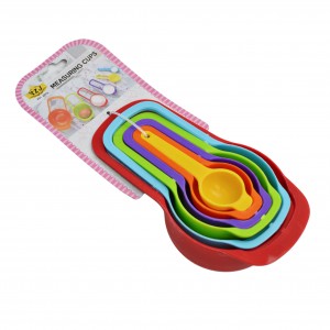 Набір мірних ложок Zhi gang 6шт пластик арт.1118-32 *12