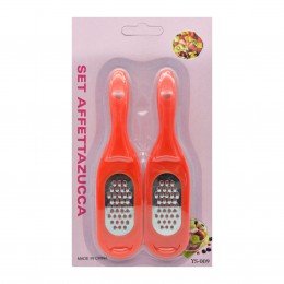 Тертка д/часнику Набір 2шт пластикова ручка арт.1118-91