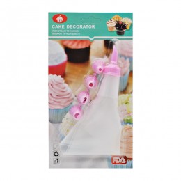 Мішок конд Cake Derator +4 пласт. насадок арт.1118-31