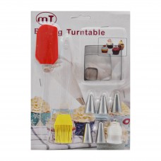 Набір д/кондитера MT 5шт насадки/лопатка/кисть/форма д/печ арт.1118-33