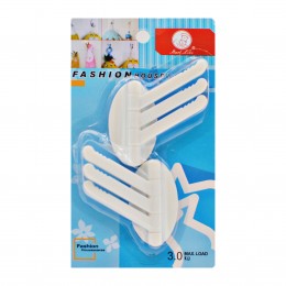 Гачки самоклеючі Start Like 2шт пластик на 3 тримачі арт.1118-45 *12