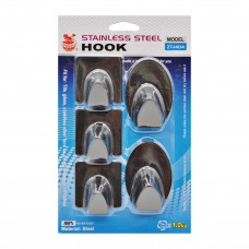 Гачки самоклеючі Zhengtu 5шт металеві арт.1118-37