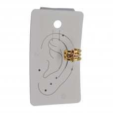 Сережка кафа Золото/Срібло в асортименті арт.1150-2 *12