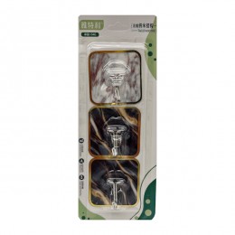 Гачки самоклеючі Ya Te Li 3шт декоративні арт.7258MJ2756A