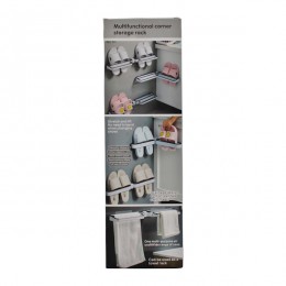 Полиця кутова мультифункціональна пластик навісна самоклеюча арт.868HS