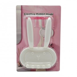 Гачкок самоклеючий Creative Rabbit на 7 тримачів арт.8580PC16