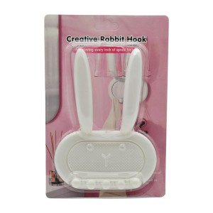 Гачкок самоклеючий Creative Rabbit на 7 тримачів арт.8580PC16