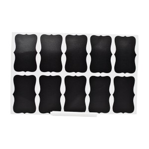 Наклейки д/маркування крейдяні 20шт з білим маркером арт.DL-5100