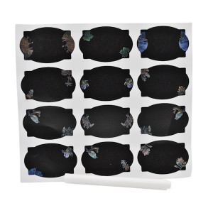 Наклейки крейдяні 24шт з білим маркером Мікс арт.TL-4800/4900