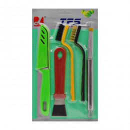 Набір інструментів д/чищення TFS Скребок/Ніж/щітка 3шт арт.737TFS