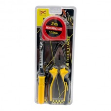 Викрутка PC Набір з плоскогубцями і рулеткою 2м арт.7570PC-F501