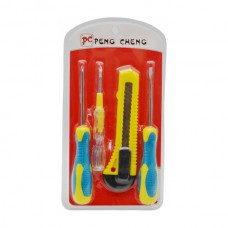 Викрутка PC Набір 3шт з канц. ножем арт.649PC02