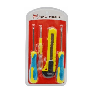 Викрутка PC Набір 3шт з канц. ножем арт.649PC02